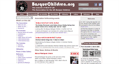Desktop Screenshot of basquechildren.org