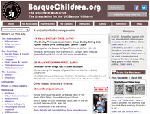 Tablet Screenshot of basquechildren.org
